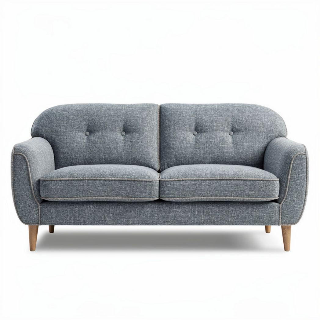 Divano in pelle per soggiorno – 200 x 90 x 85 cm