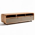 Mobile TV in legno di bambù per soggiorno – 150 x 40 x 50 cm