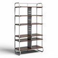 Libreria in metallo e legno per spazio di archiviazione – 180 x 80 x 30 cm
