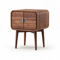 Mobile contenitore in legno per soggiorno con due ante – 45 x 40 x 50 cm