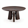Tavolo rotondo in legno per sala da pranzo – 120 x 120 x 75 cm